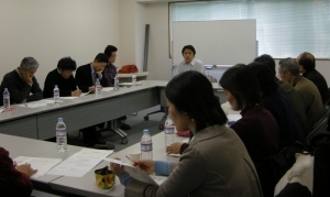 ＢＮＮ研修会の様子。スピーカーは松尾氏